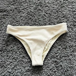 New TJ Swim Bikini Bottoms in Cream White